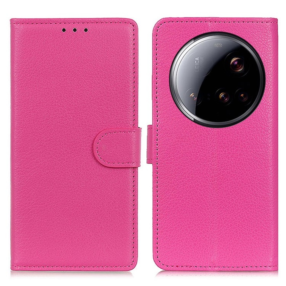 Litchie könyv tok Xiaomi 15 Ultra - rózsa