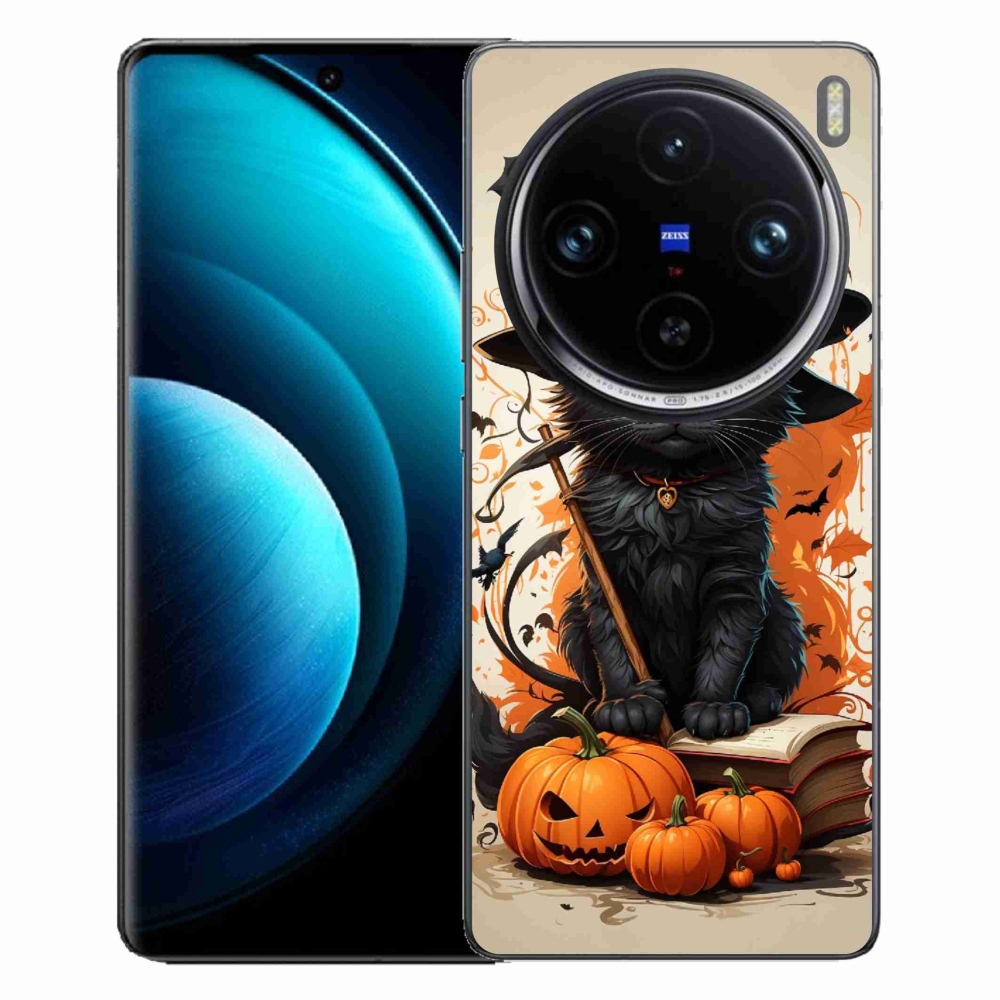 Zselés borítás mmCase a Vivo X100 Pro 5G készülékhez - cat wizard