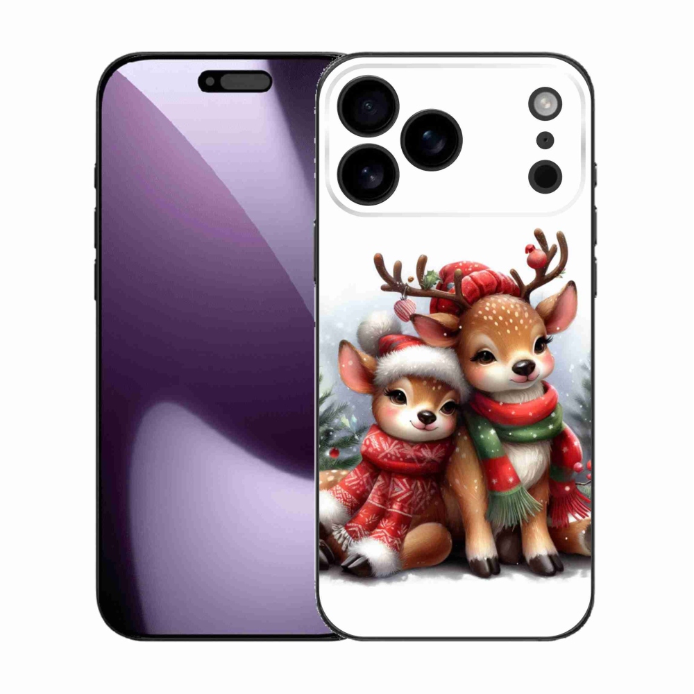Zselés borítás mmCase iPhone 17 Pro Max készülékhez - karácsonyi rénszarvas