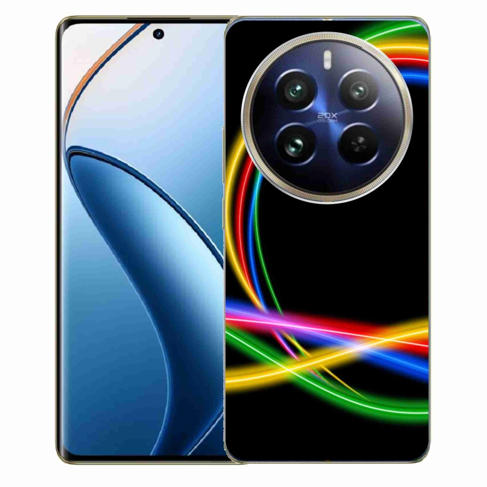 Gél tok mmCase a Realme 12 Pro 5G/12 Pro+ 5G számára - neon körök