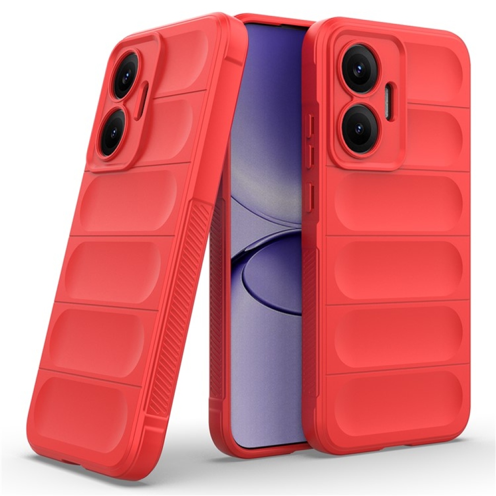 Rugg tartós zselés tok Xiaomi Poco F7 5G - piros