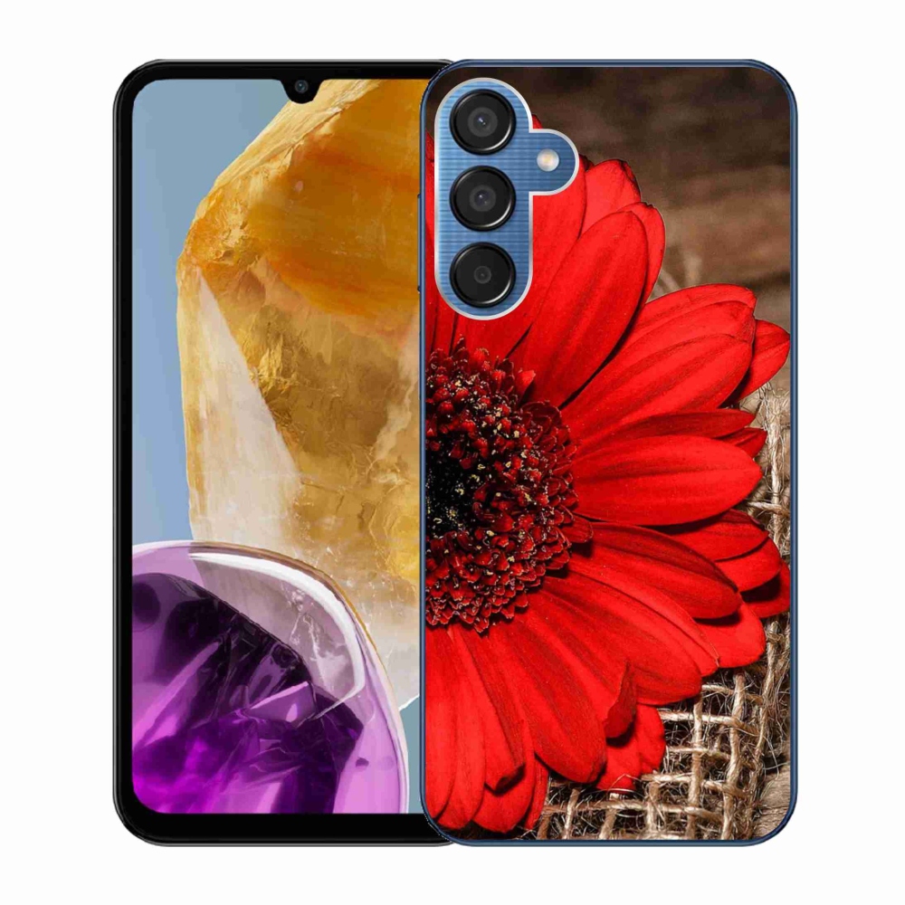 Gél borítás mmCase Samsung Galaxy M15 5G - gerbera