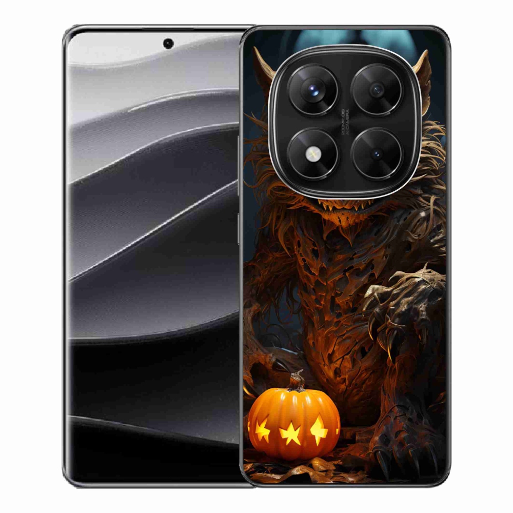 Gél borítás mmCase a Xiaomi Redmi Note 14 Pro 5G/Poco X7 5G - Halloween szörnyeteghez