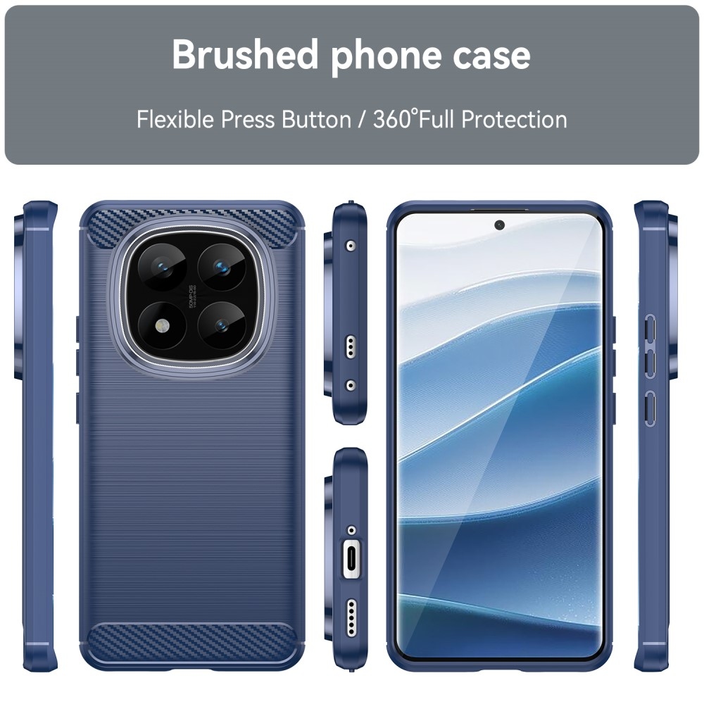 Szénálló zselés tok Xiaomi Redmi Note 14 Pro+ 5G - kék