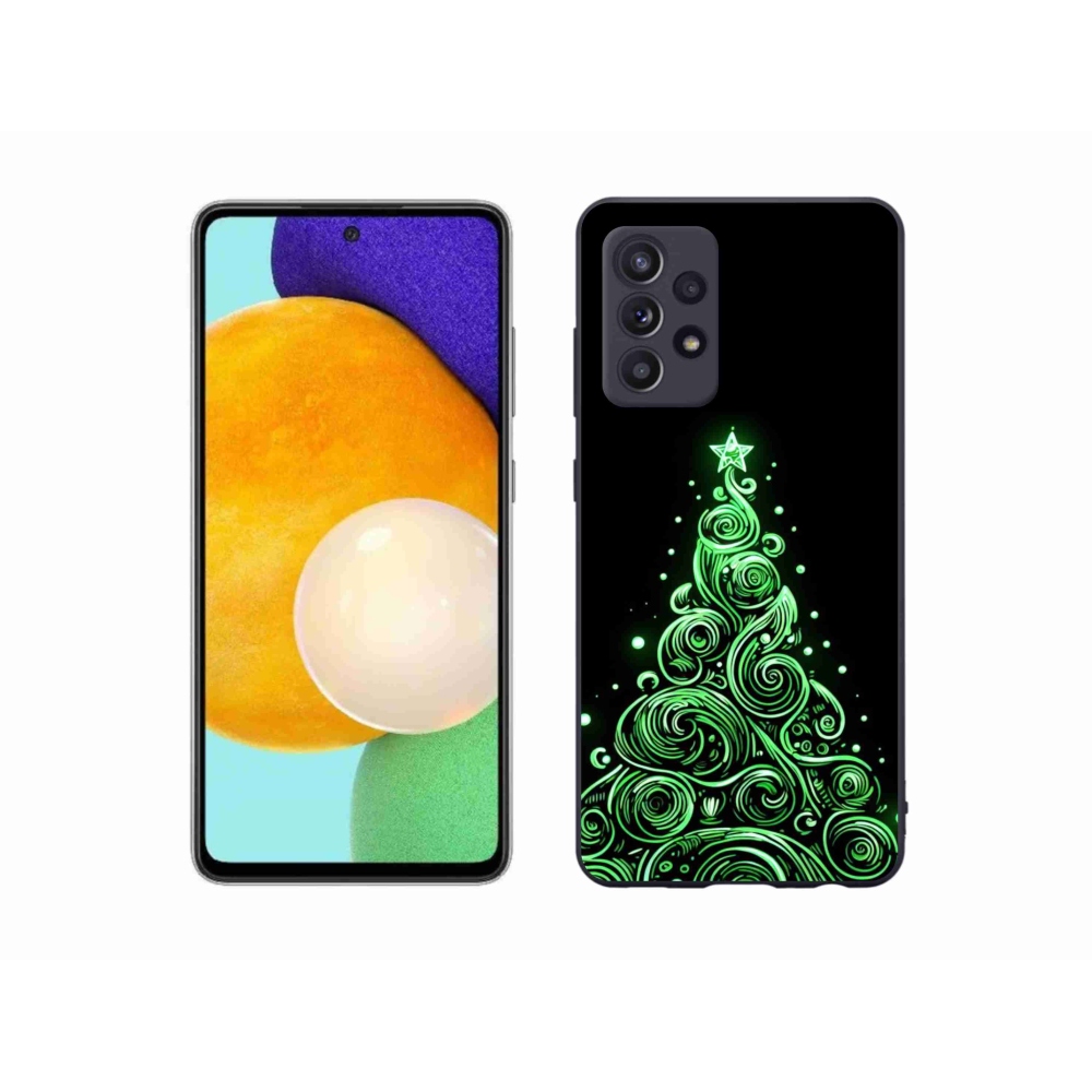 Gél borítás mmCase Samsung Galaxy A52s 5G - neon karácsonyfa 3