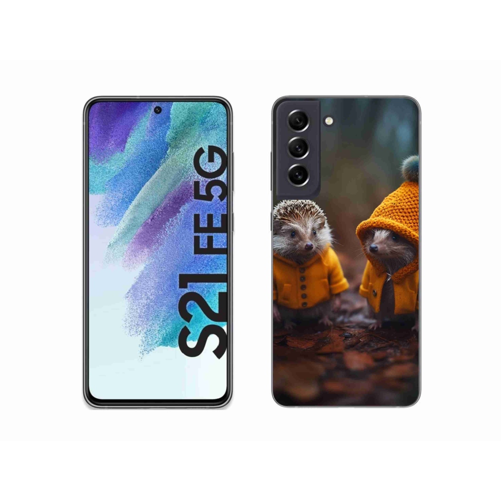 Zselés borítás mmCase Samsung Galaxy S21 FE 5G - süni