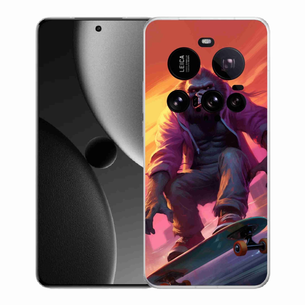 Gél borítás mmCase a Xiaomi 15 Ultra számára - gorilla a gördeszkán