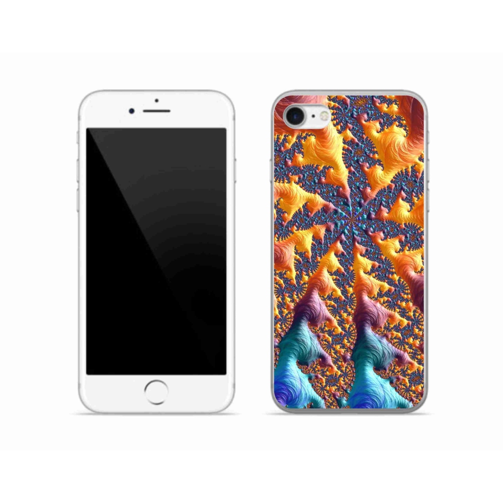 Gél borítás mmCase iPhone SE (2022) - absztrakt motívum 23