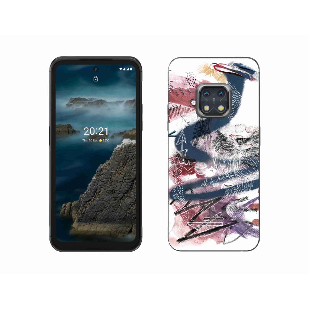 Zselés borítás mmCase a Nokia XR20 készülékhez - absztrakt motívum 28