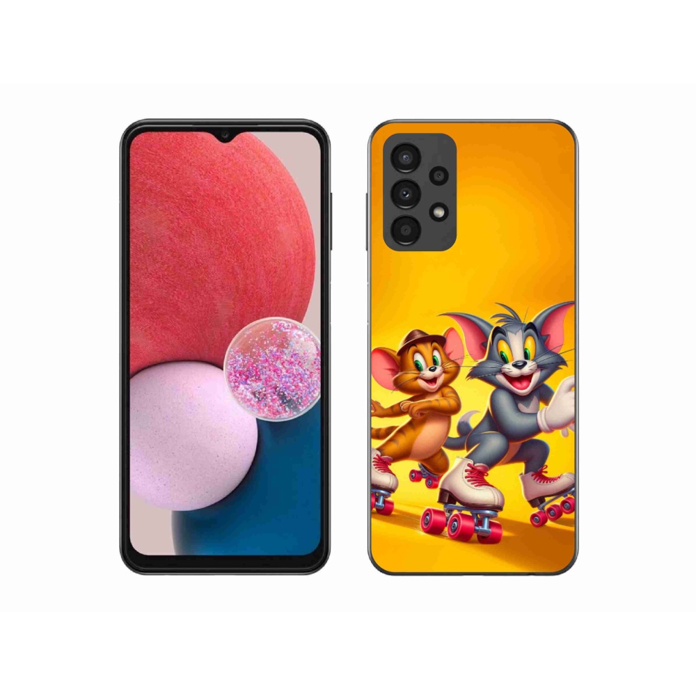 Gél védőburkolat mmCase Samsung Galaxy A13 4G - tom and jerry