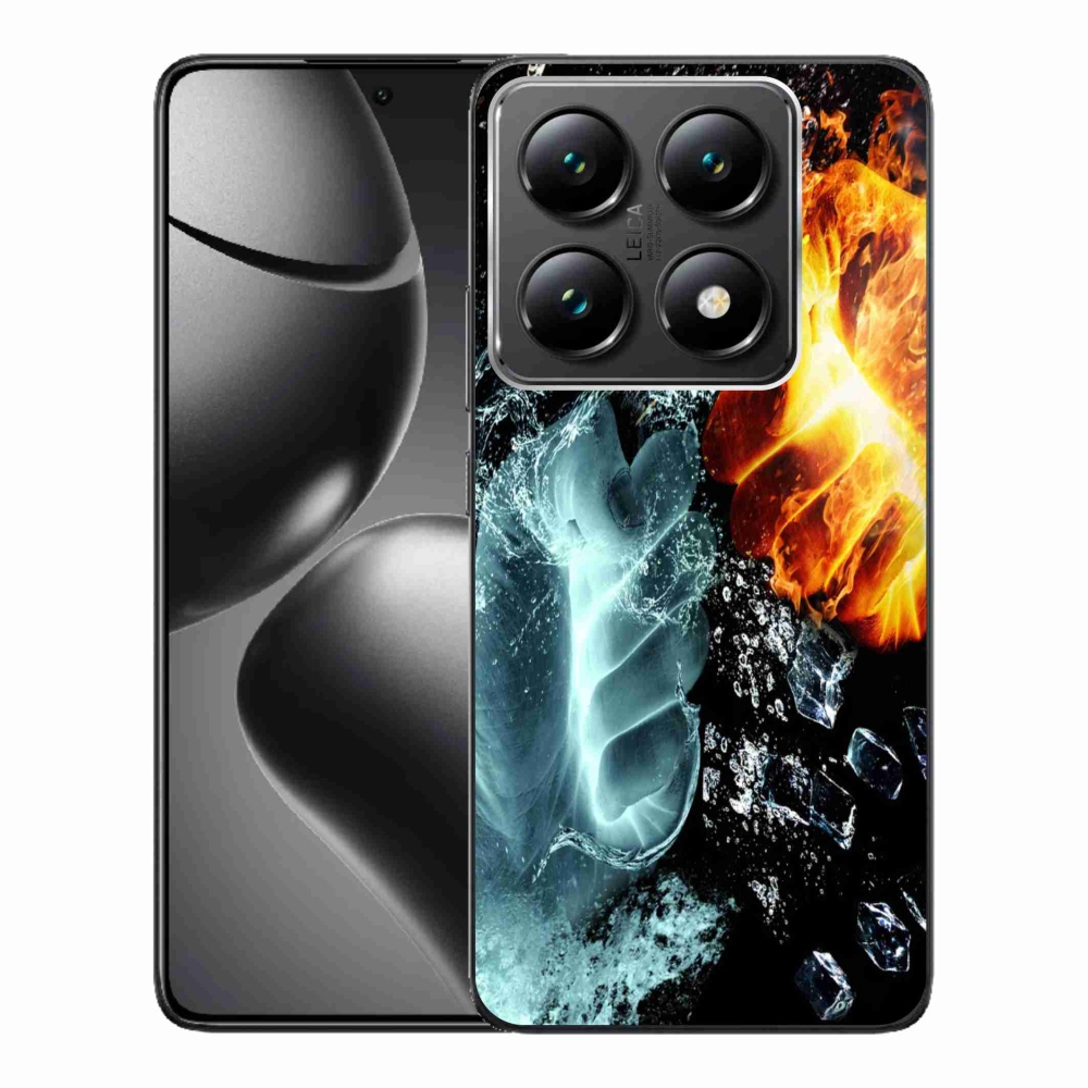Gél borítás mmCase a Xiaomi 14T Pro számára - víz és tűz