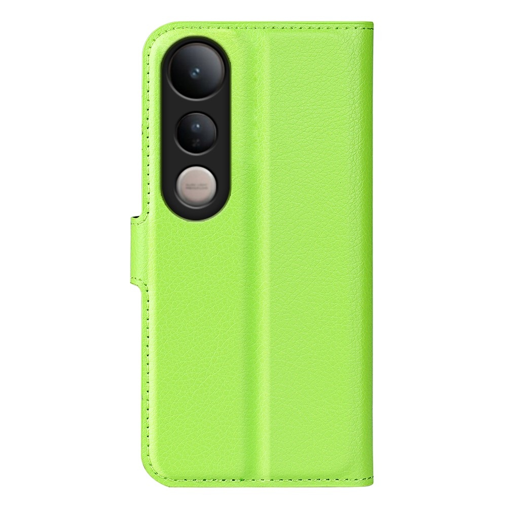 Litchi könyv tok a Vivo V50 Lite 4G/5G készülékhez - zöld