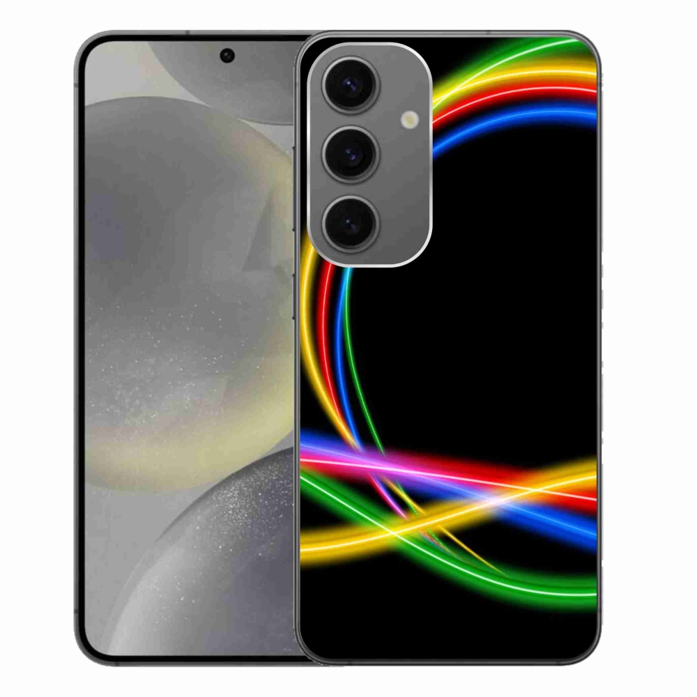 Gél tok mmCase Samsung Galaxy S24+ készülékhez - neon körök