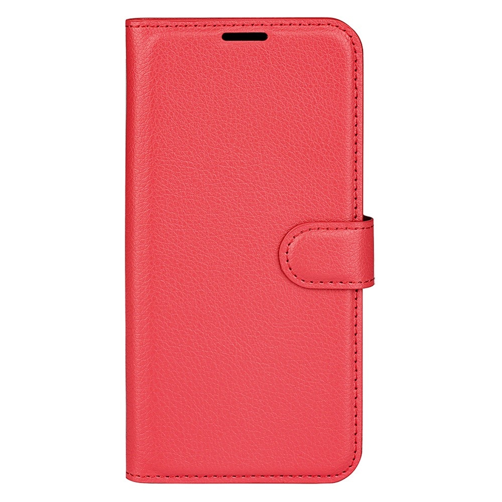 Litchi könyv tok a Xiaomi 14 Ultra-hoz - piros
