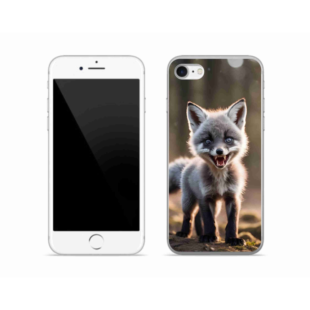 Zselés borítás mmCase iPhone SE (2020) - angry fox