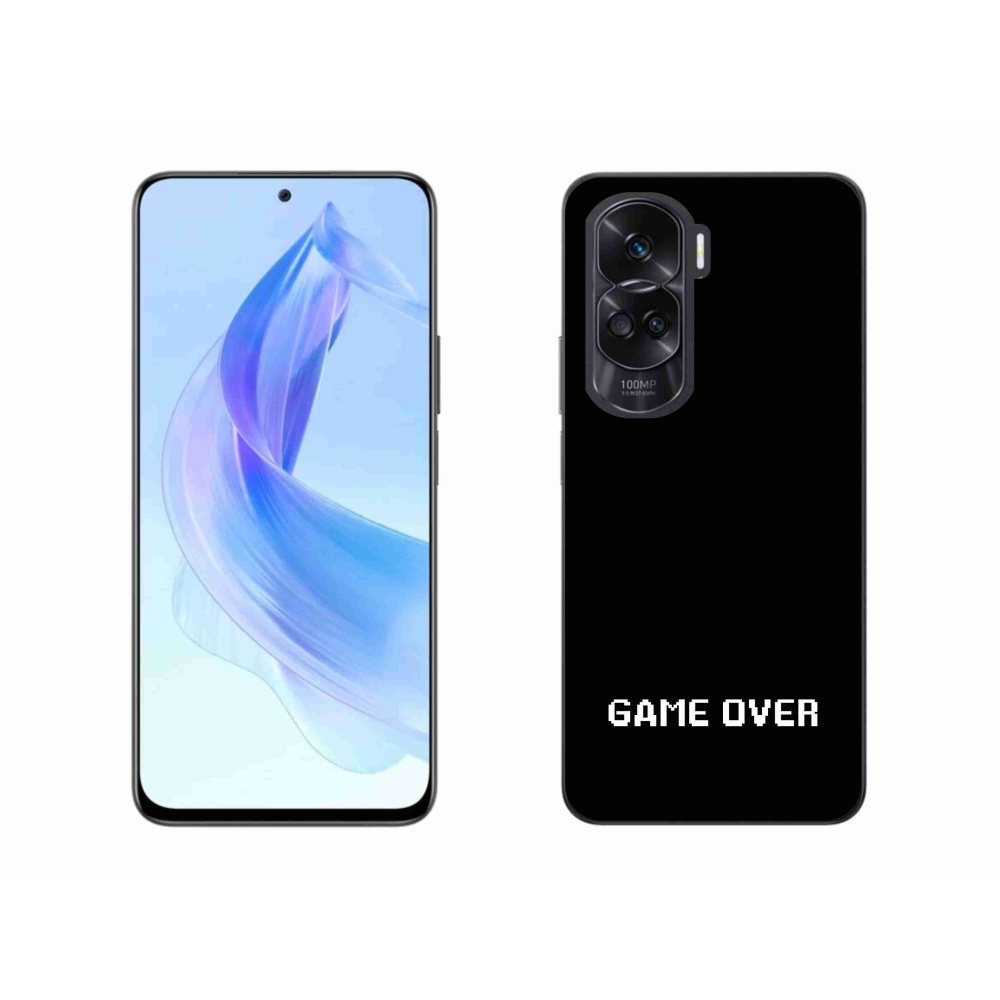 Gél borító mmCase a Honor 90 Lite-hoz - játék fekete háttérrel