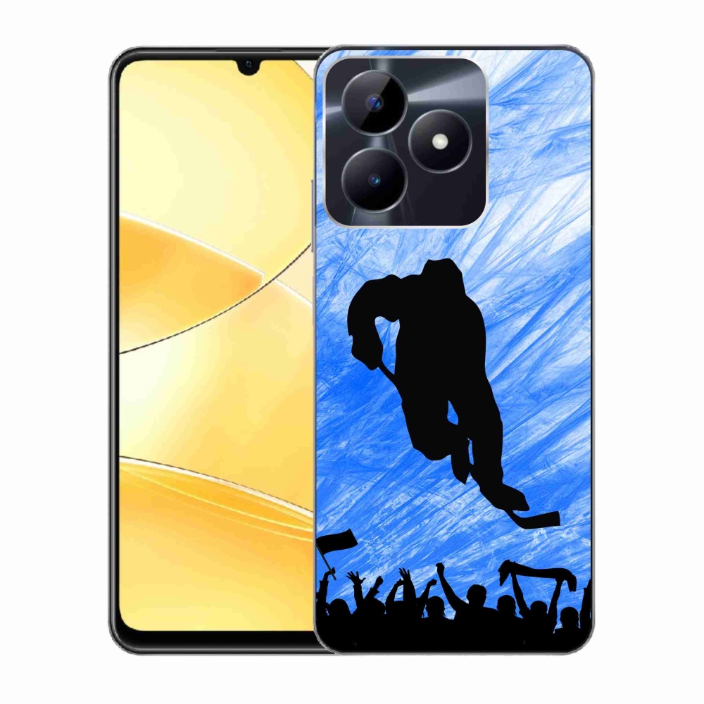Gél borító mmCase a Realme C51/C53 készülékhez - hokis játékos
