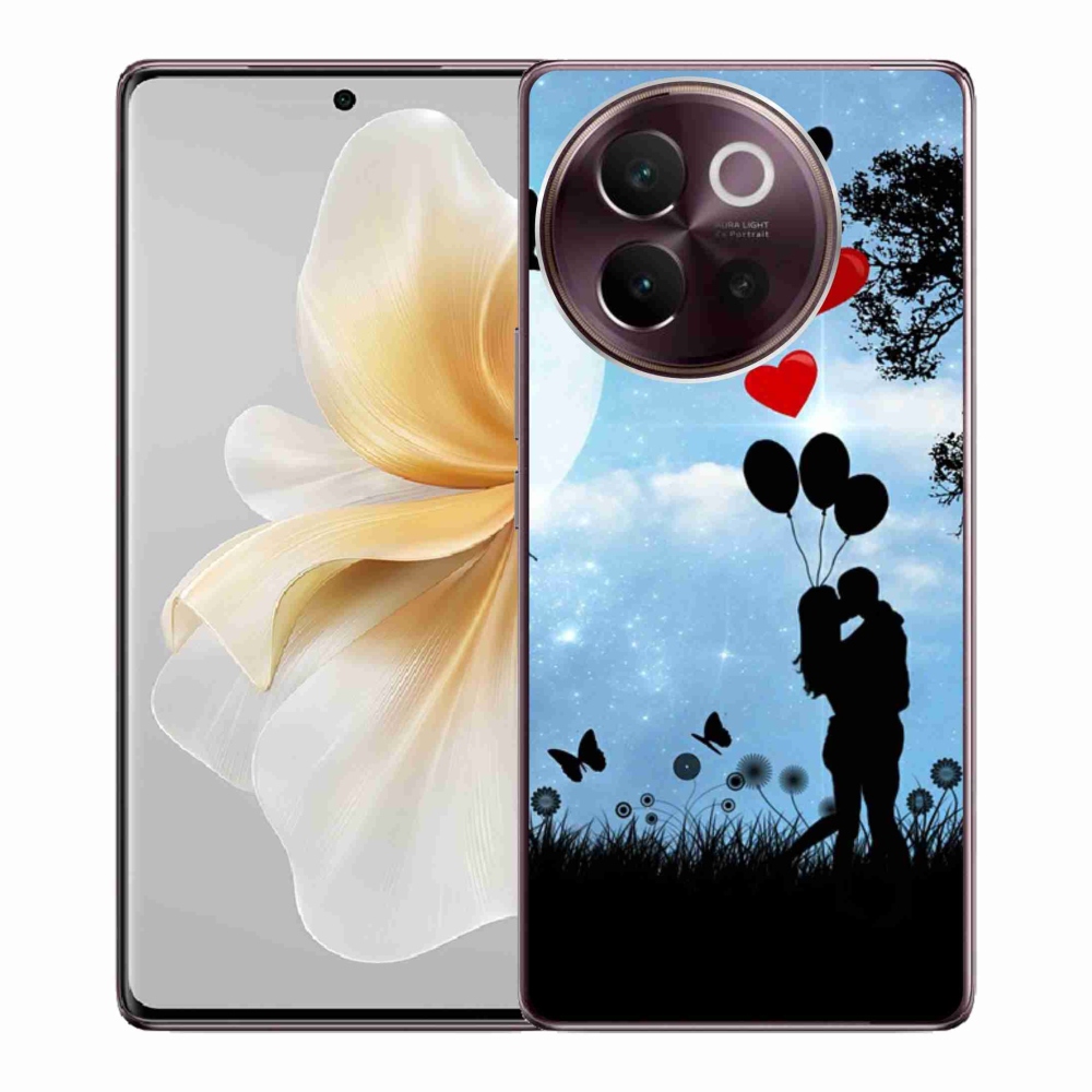 Gél tok mmCase a Vivo V40 Lite 5G számára - szerelmes pár