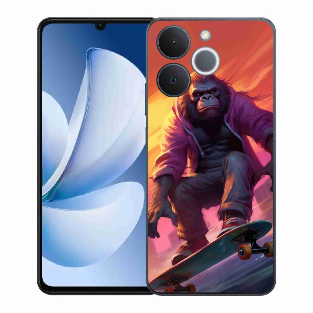 Gél borítás mmCase a Realme Note 70T számára - gorilla gördeszkán