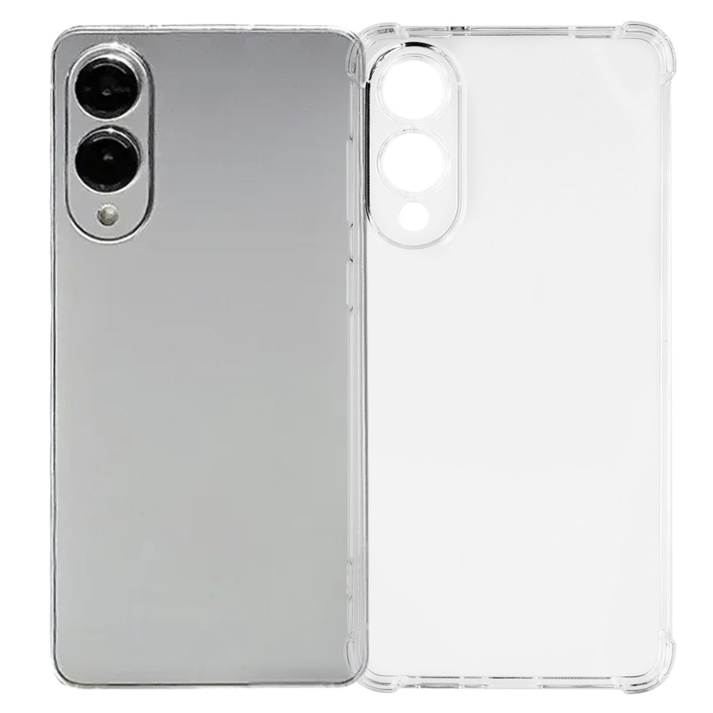 Átlátszó zselés tok megerősített sarkokkal Samsung Galaxy S25 Edge készülékhez