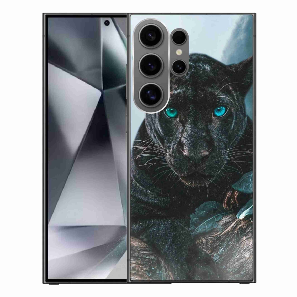 Zselés borítás mmCase Samsung Galaxy S24 Ultra készülékhez - fekete párduc