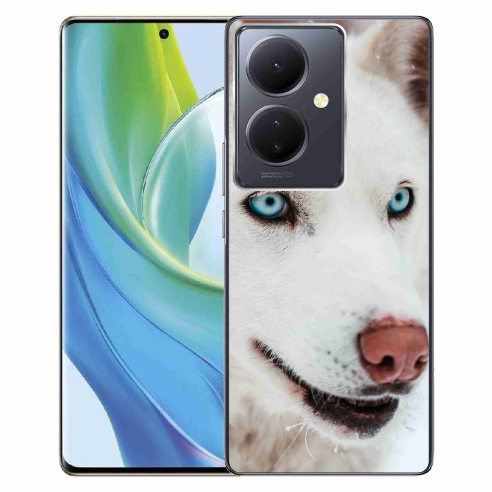 Gél tok mmCase a Vivo V29 Lite 5G-hez - kutyaszemmel nézve