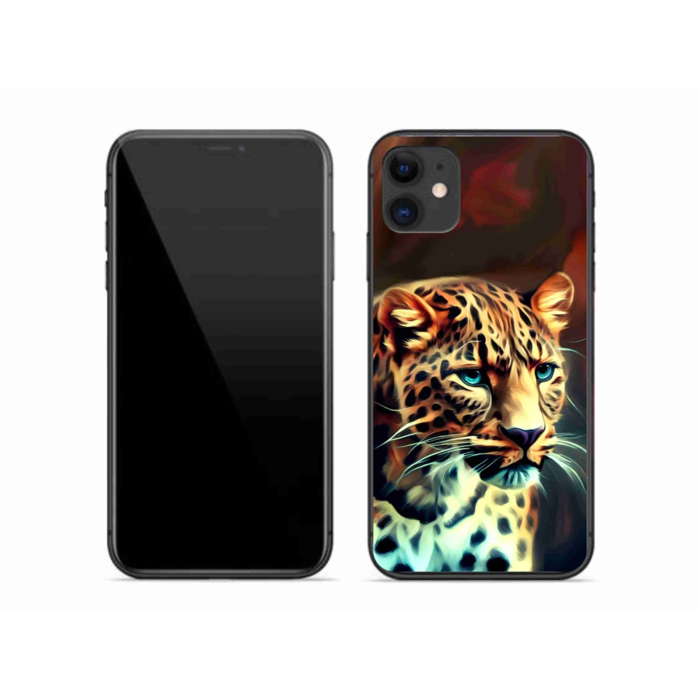 Zselés borítás mmCase iPhone 11 készülékhez - leopárd