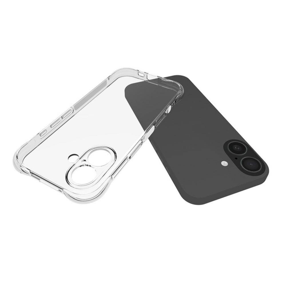Átlátszó zselés tok iPhone 17 készülékhez - átlátszó