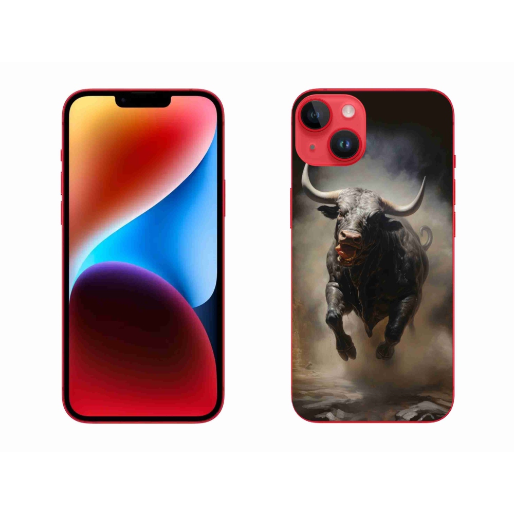 Zselés borítás mmCase iPhone 14 Plus készülékhez - dühös bika