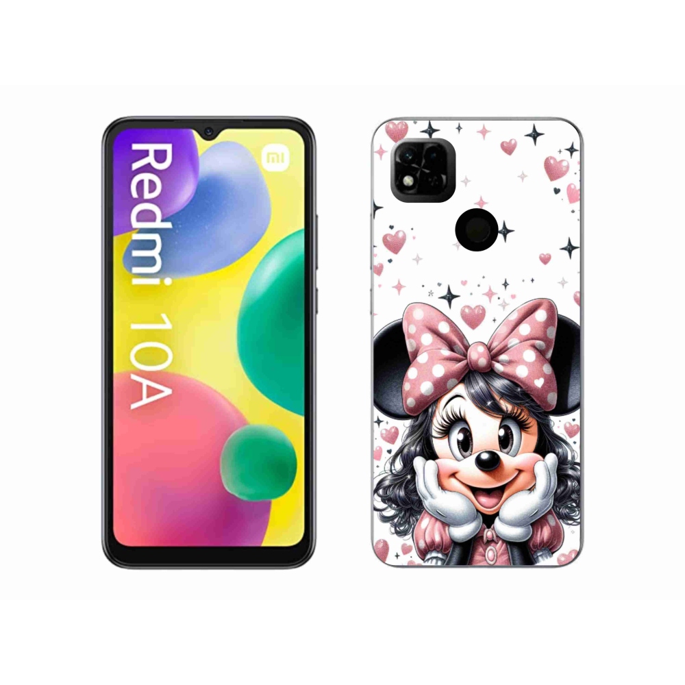 Gél borítás mmCase a Xiaomi Redmi 10A számára - minnie