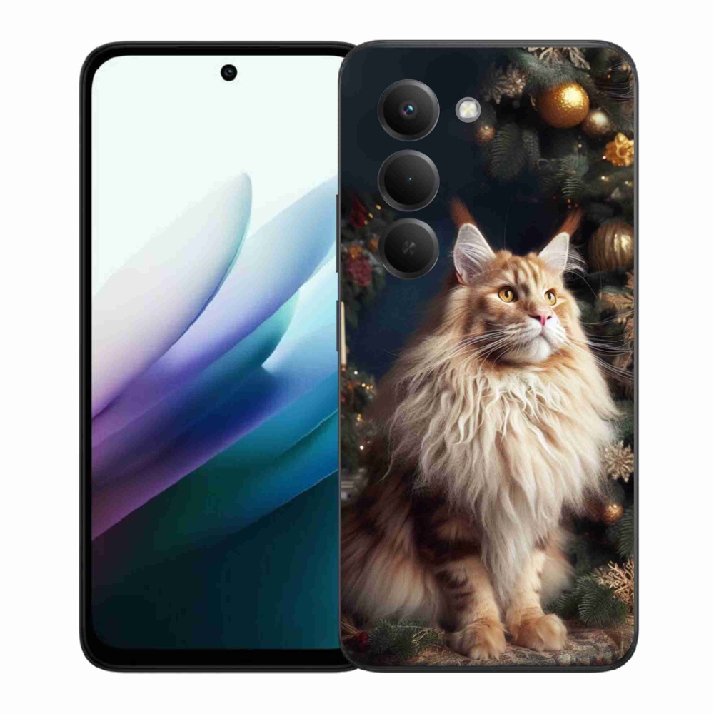 Gél borítás mmCase a Xiaomi Redmi 15 4G/5G (171mm) - macska a fánál