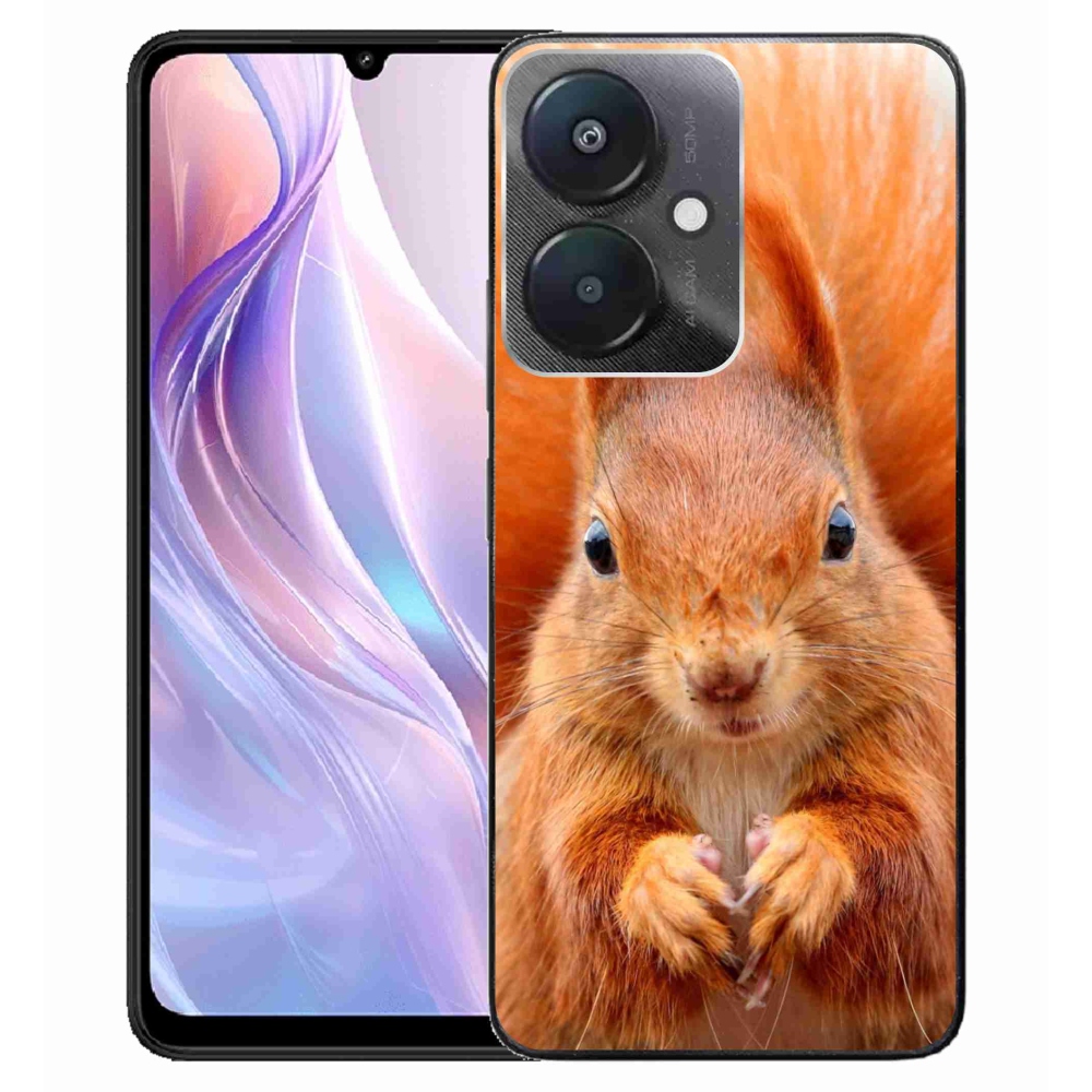 Gél borítás mmCase a Xiaomi Redmi 13C 5G-hez - mókus