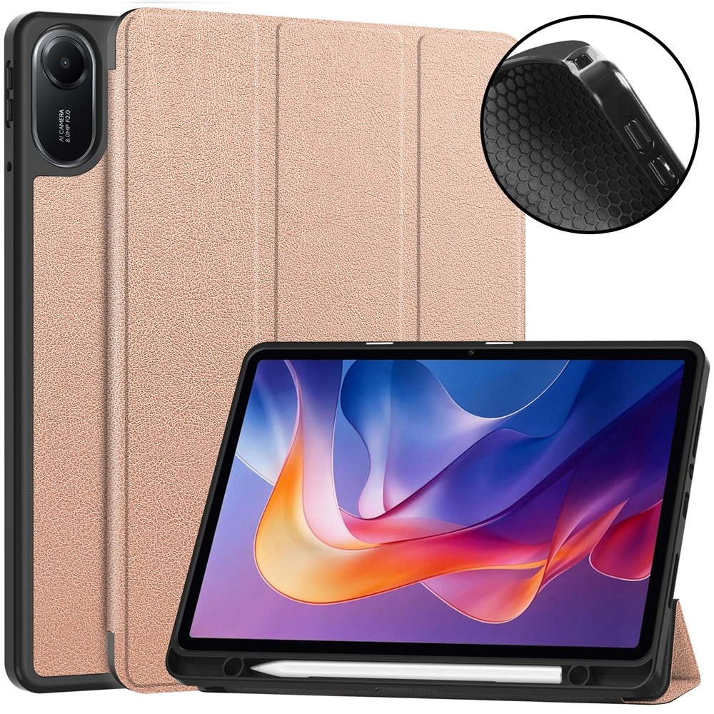 tokok intelligens záró tok a Xiaomi Redmi Pad 2 számára - rózsa arany