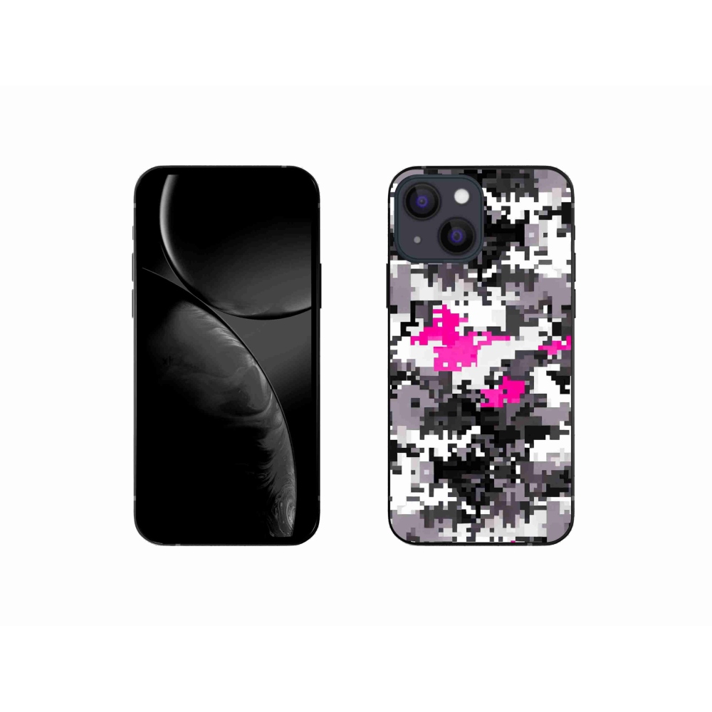 Zselés borítás mmCase iPhone 13 mini 5.4 készülékhez - terepszínű minta 4