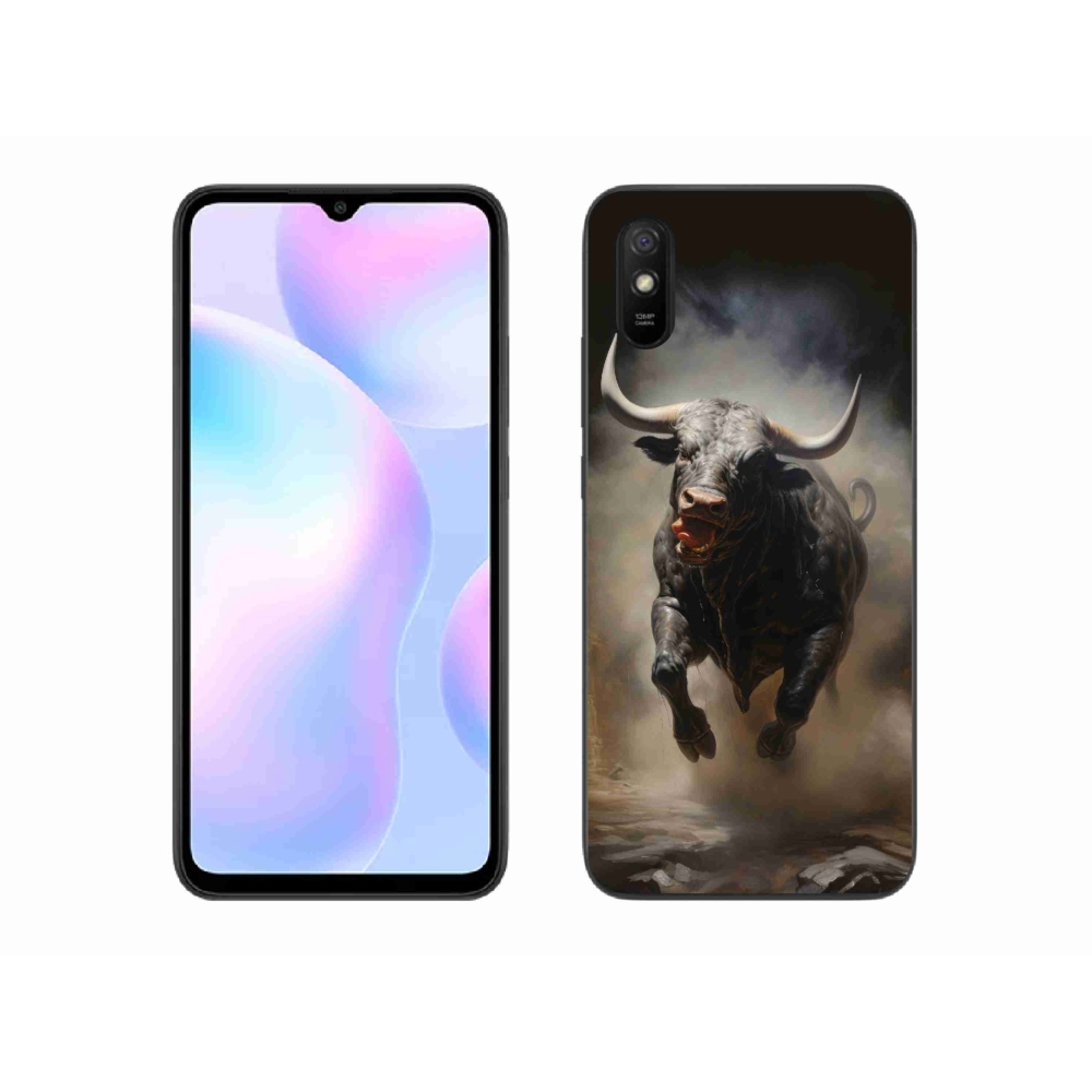 Gél borítás mmCase a Xiaomi Redmi 9AT-hoz - dühös bika