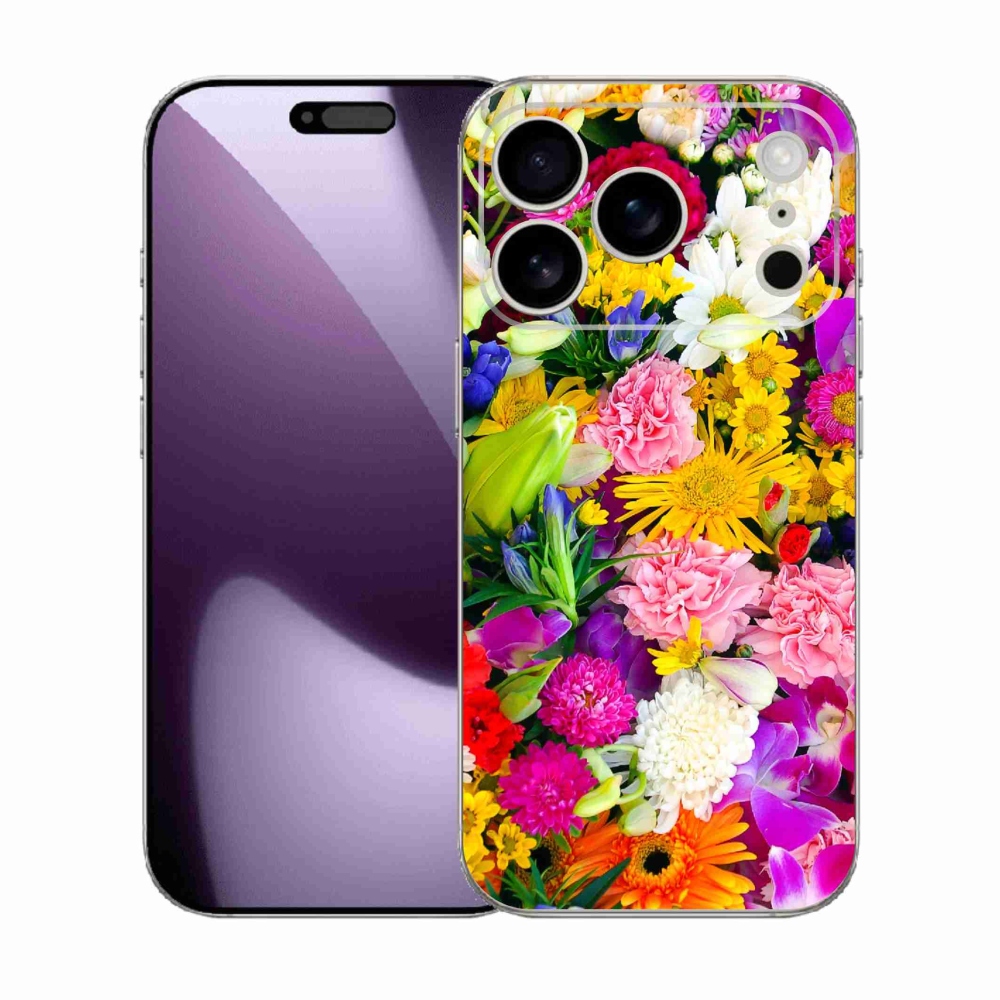 Zselés borítás mmCase iPhone 17 Pro készülékhez - virág 12