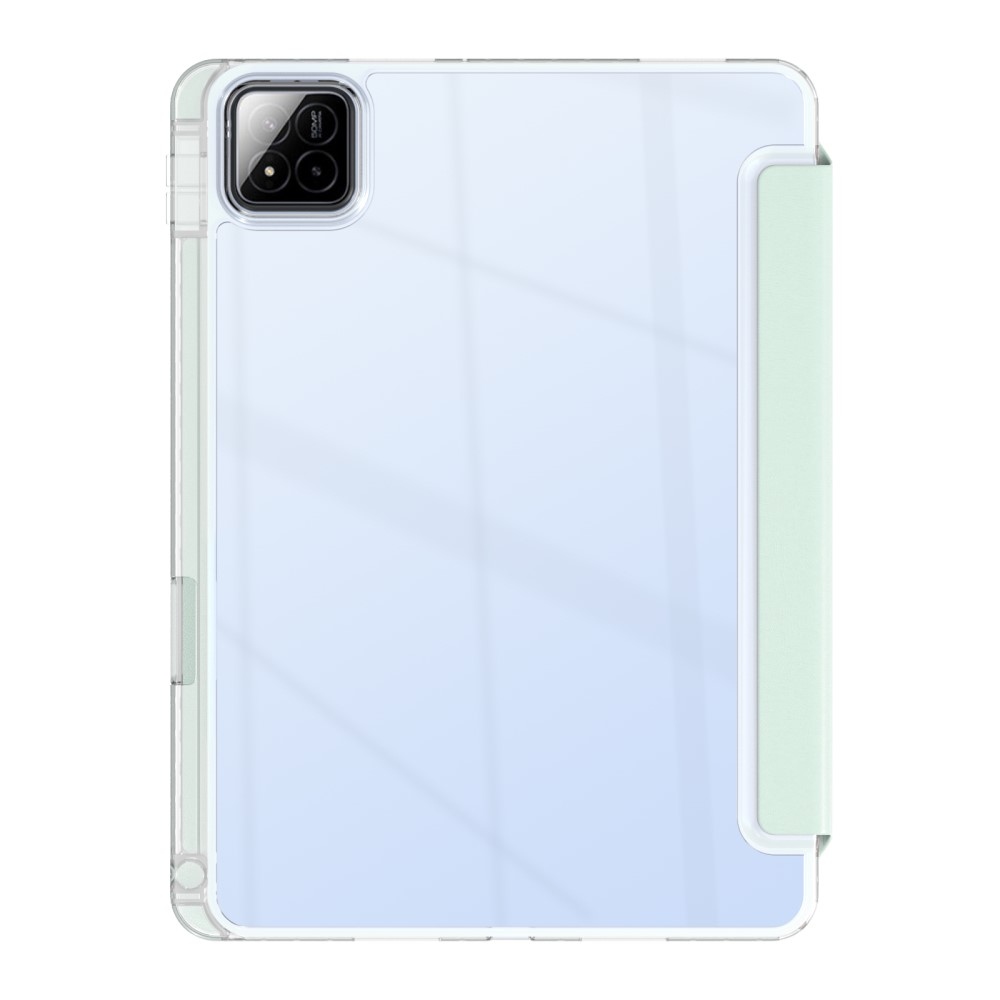 Origami intelligens pozicionáló tok Xiaomi Pad 7/7 Pro táblagéphez - világoszöld