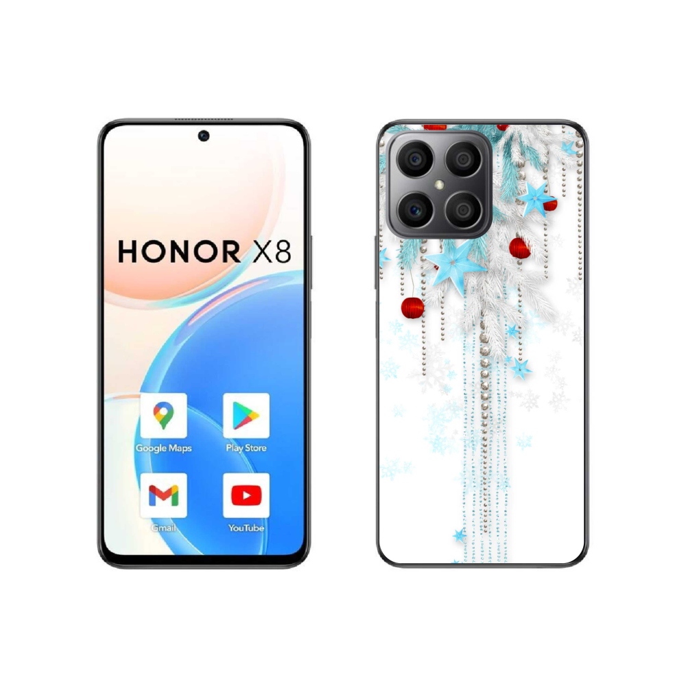 Gél borítás mmCase a Honor X8 4G-hez - Karácsonyi dekoráció
