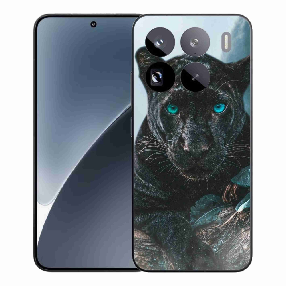 Gél borítás mmCase a Xiaomi 15 Pro-hoz - fekete párduc