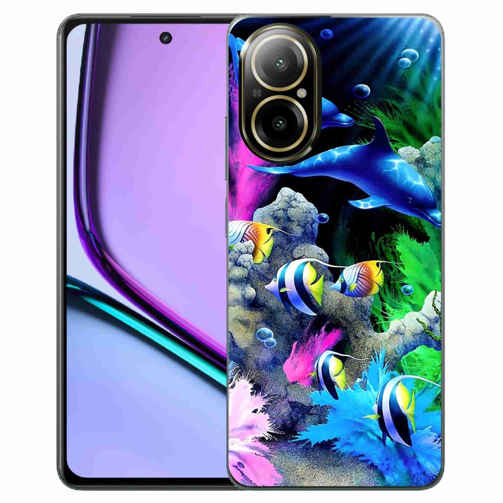 Gél tok mmCase a Realme C67 készülékhez - Tengeri világ