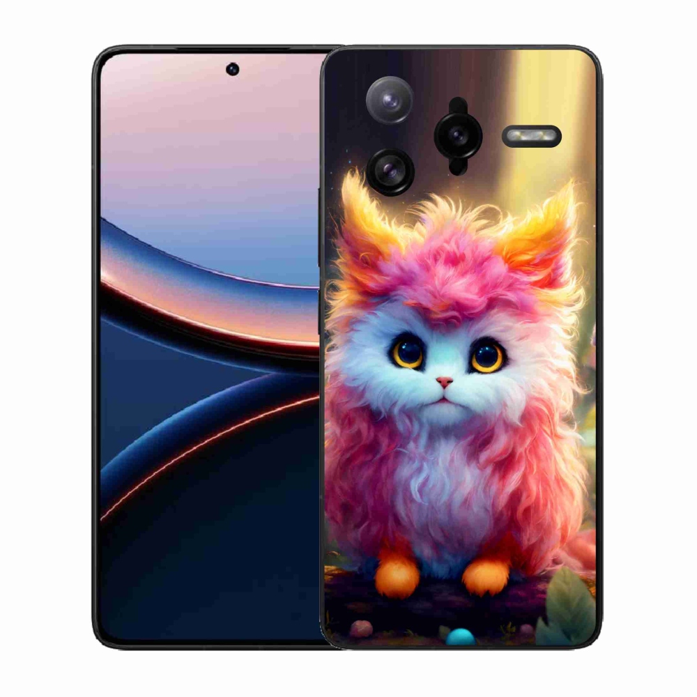 Gél borítás mmCase a Xiaomi Poco F7 Ultra számára - aranyos cica 5