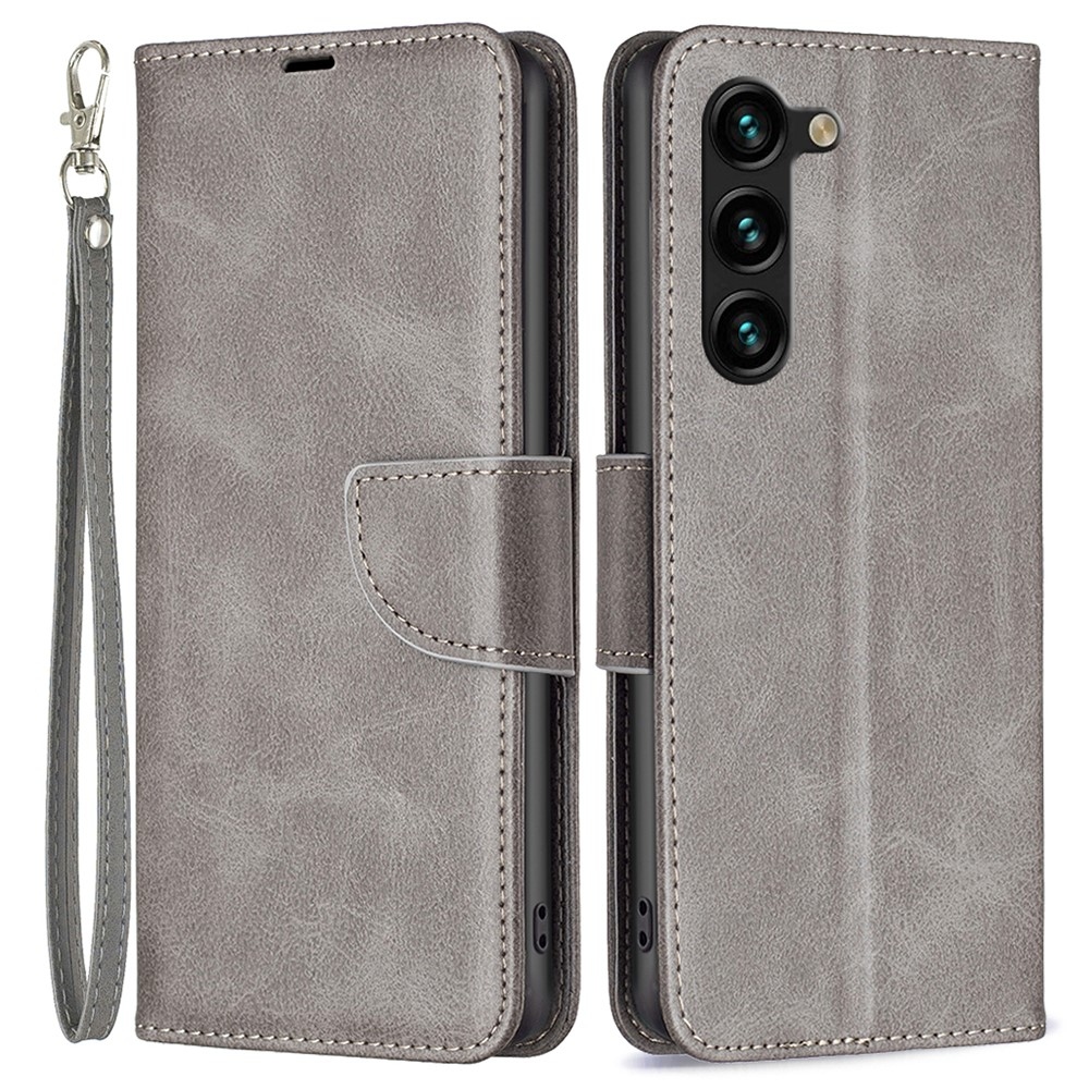 Könyvtáska tok Samsung Galaxy S25+ - szürke