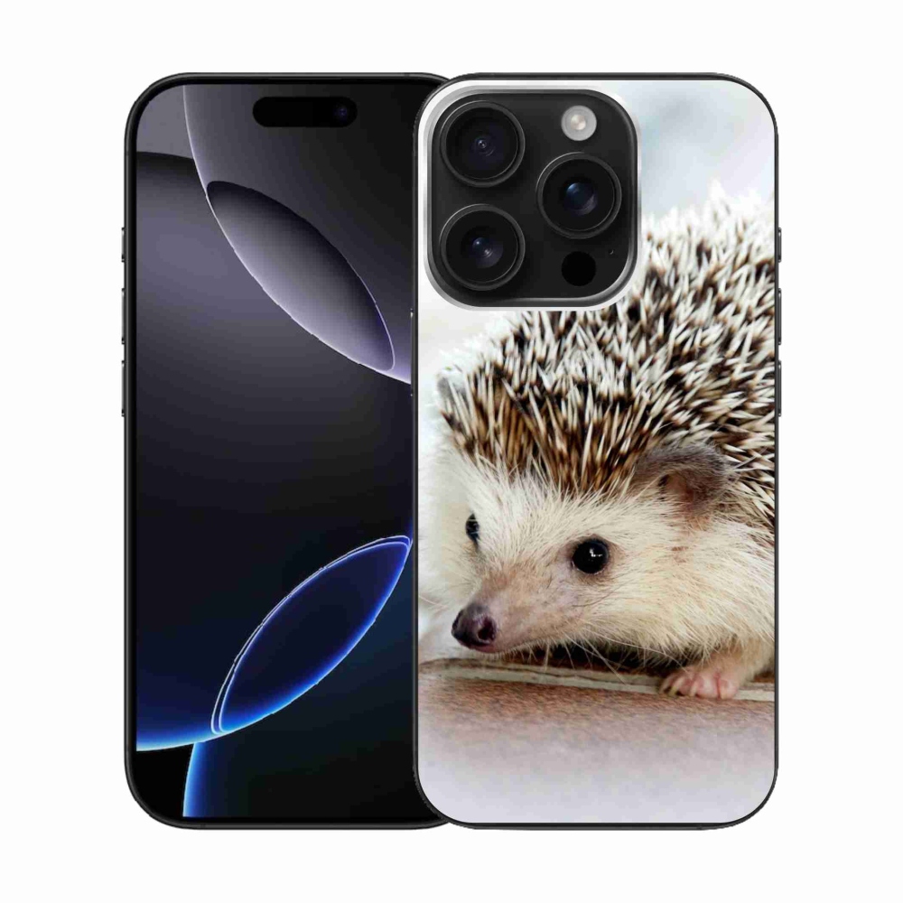 Zselés borítás mmCase iPhone 16 Pro készülékhez - sündisznó