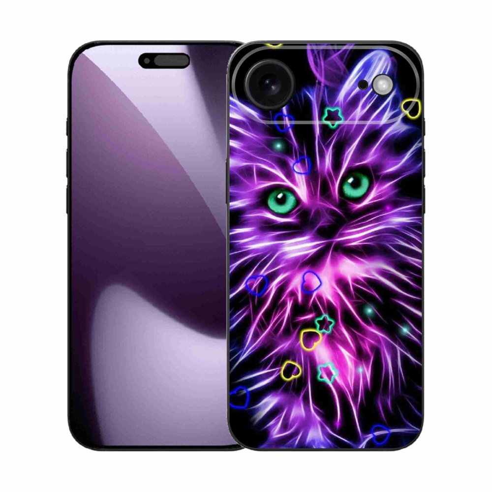 Gél borítás mmCase iPhone 17 Air készülékhez - absztrakt macska
