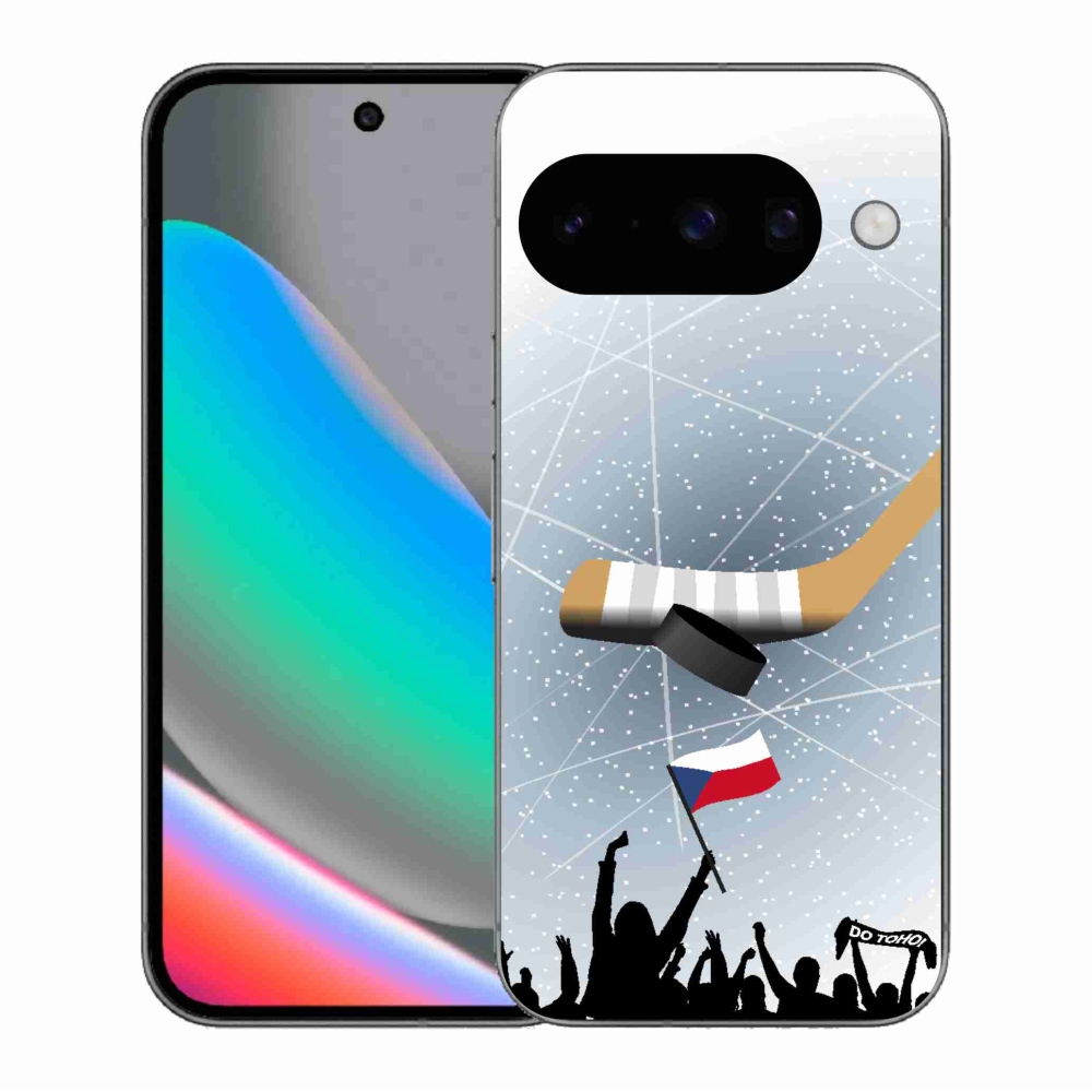 Gél borítás mmCase a Google Pixel 10 számára - hoki rajongóknak