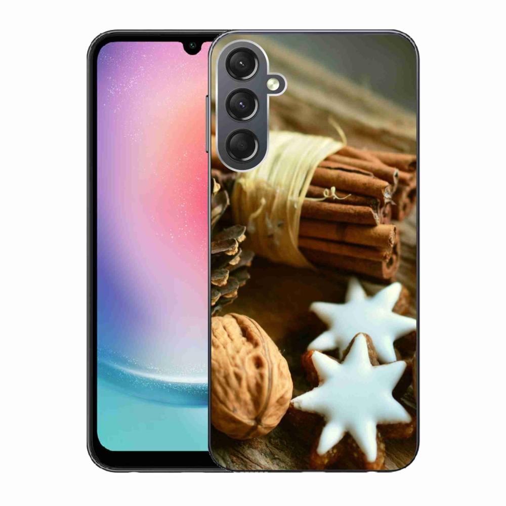 Gél borítás mmCase Samsung Galaxy A24 készülékhez - fahéj és mézeskalács