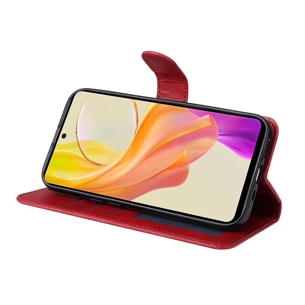 Vivo Y36 könyvtáska Vivo Y36-hoz - piros