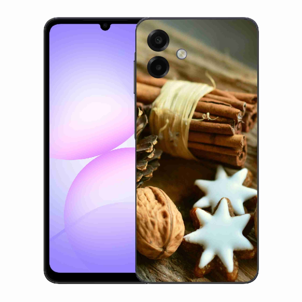 Gél borítás mmCase Samsung Galaxy A07 4G - fahéj és mézeskalács - Samsung Galaxy A07 4G - fahéj és mézeskalács