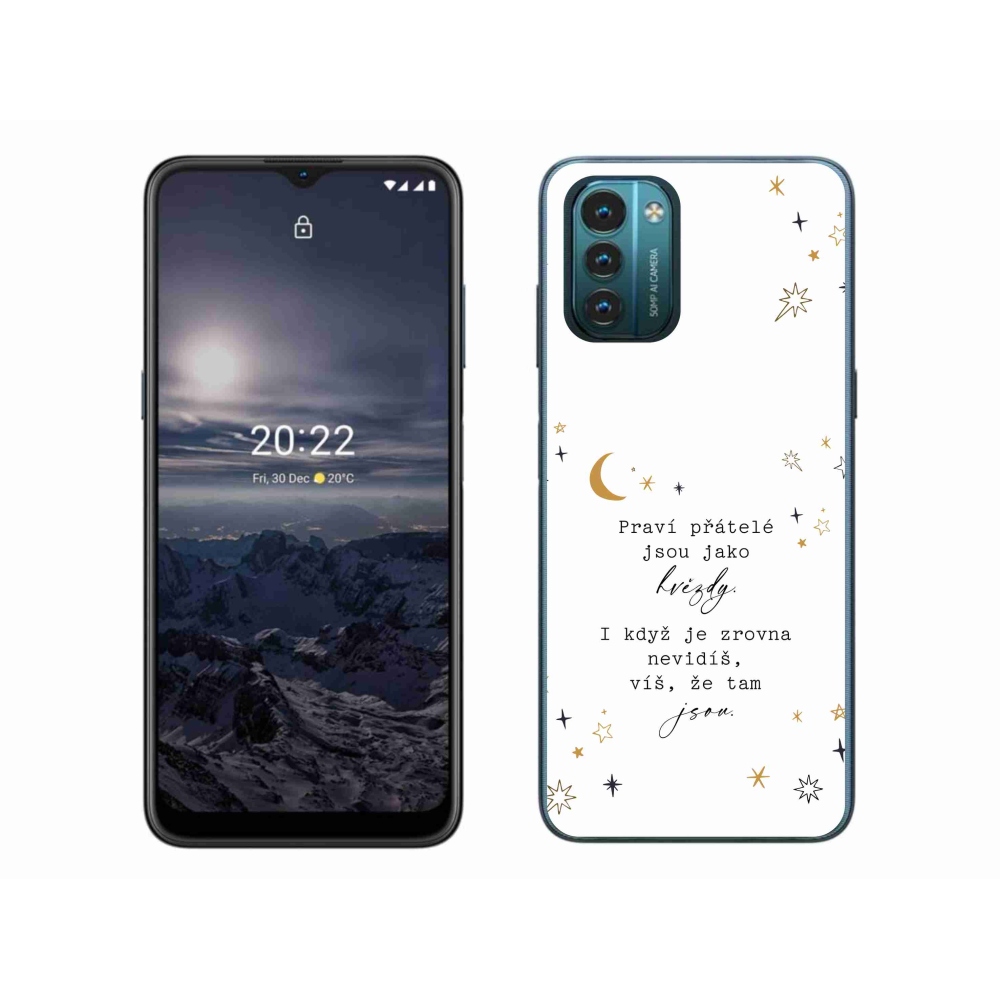 Zselés borítás mmCase a Nokia G11/G21 készülékhez - idézem 6 fehér háttér