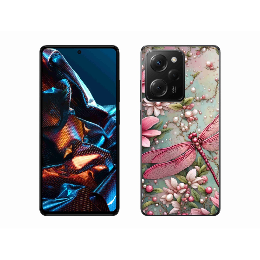 Gél borítás mmCase a Xiaomi Poco X5 Pro 5G számára - szitakötő